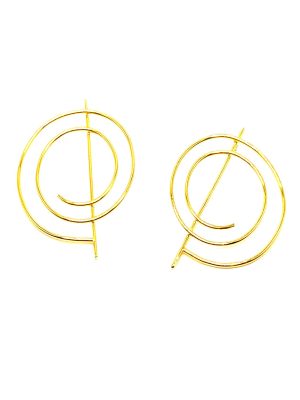 IZA BY SILVIA DAVILA - ABIGAIL EARRINGS - GOLD PLATED