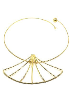 IZA BY SILVIA DAVILA - GENEVIEVE NECKLACE - GOLD PLATED