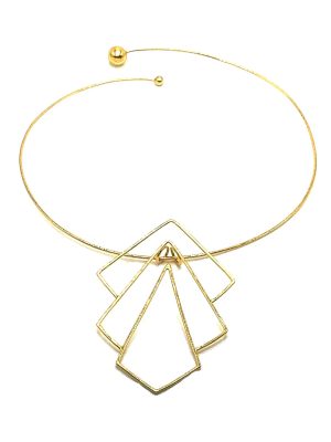 IZA BY SILVIA DAVILA - HELENE NECKLACE - GOLD PLATED