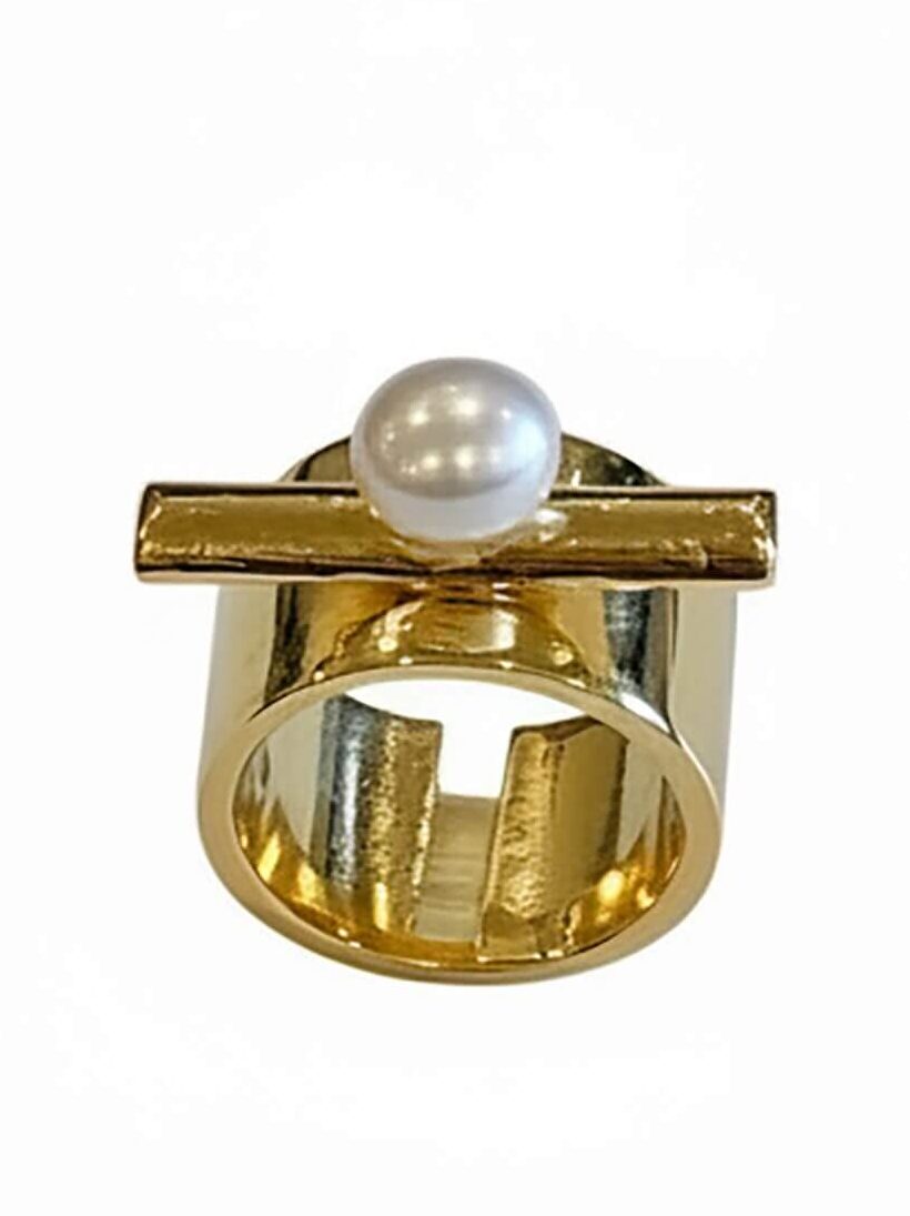 IZA BY SILVIA DAVILA Manuela Pearl Ring