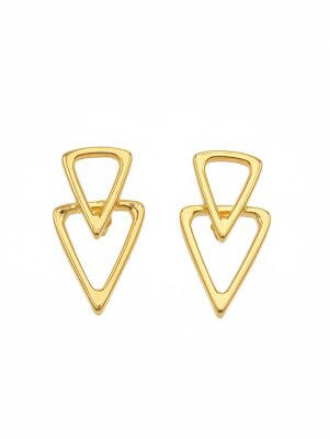IZA BY SILVIA DAVILA Gold Earrings