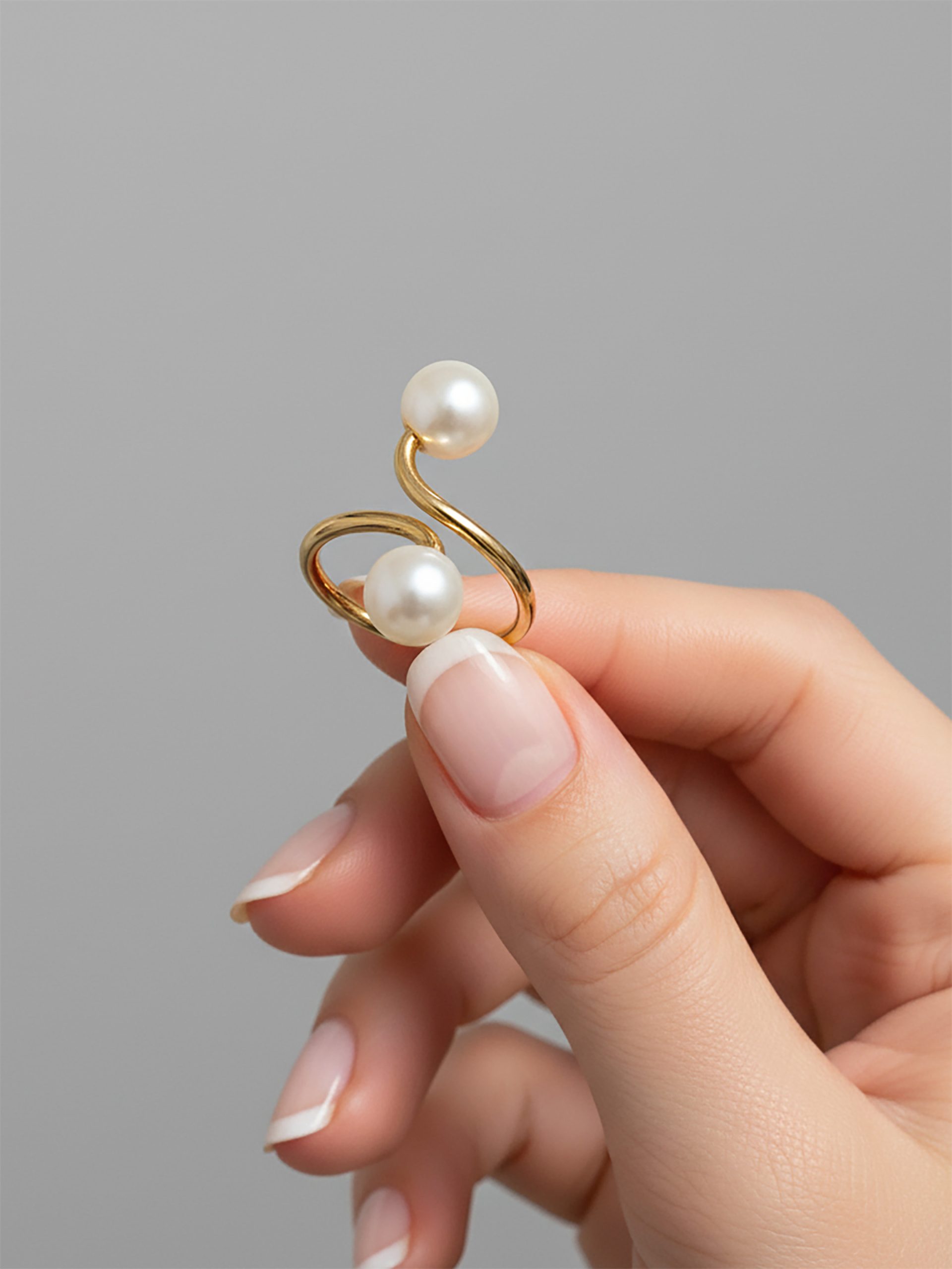 Iza by Silvia D'Avila - KELLY - PEARL RING - Image 3