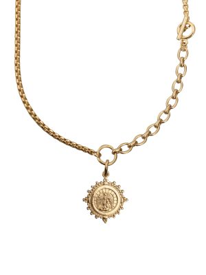 IN CAUDA VENENUM CELESTE necklace