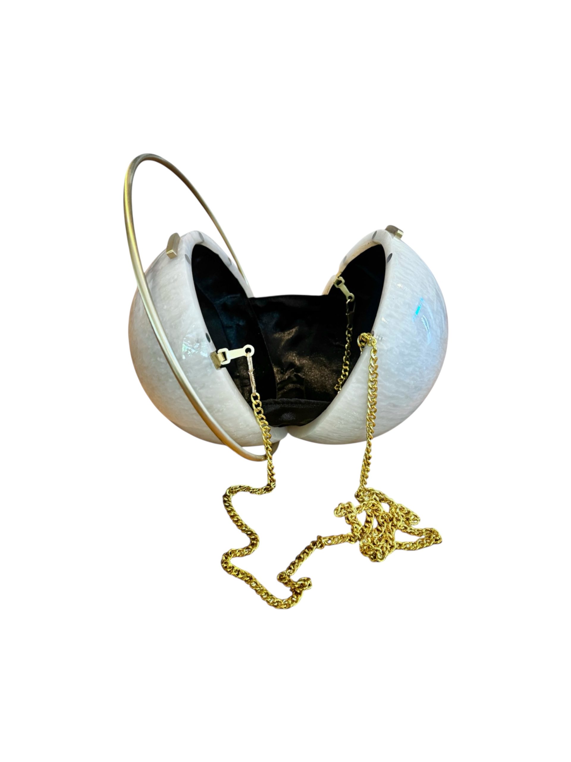 Indus Threads White Small Clutch - Image 2