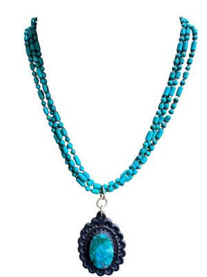J.Forks Designs Turquoise Necklace