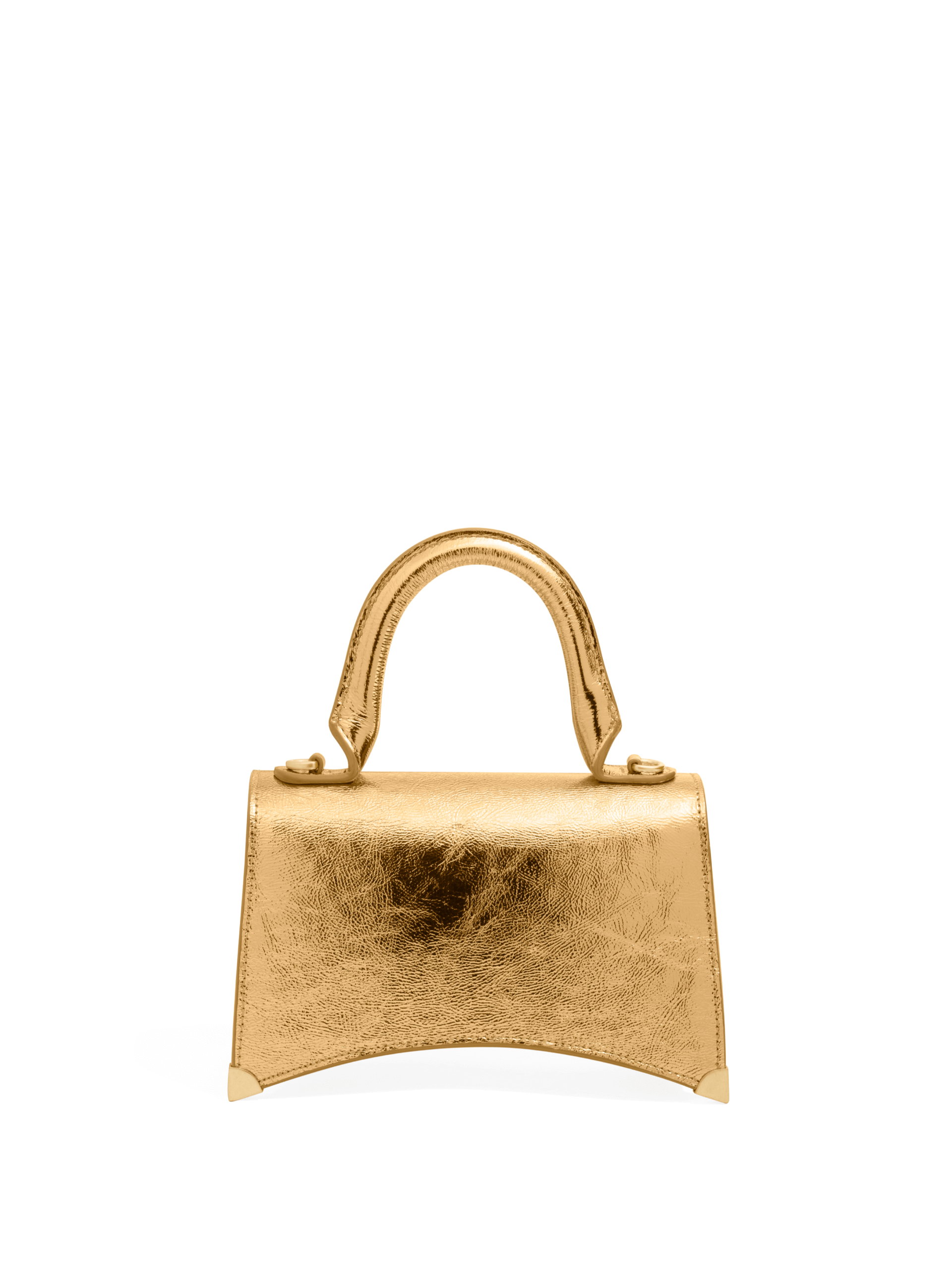 JEREMIE ST.CROIX Gold Leather Small Handle – Flying Solo NYC