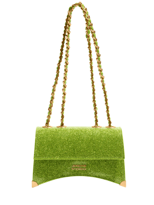 JEREMIE ST.CROIX Green Patent Leather Small Shoulder