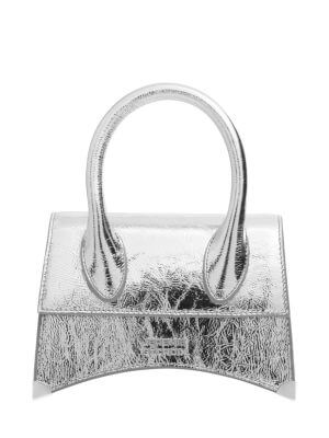 JEREMIE ST.CROIX Silver Leather Small Crossbody
