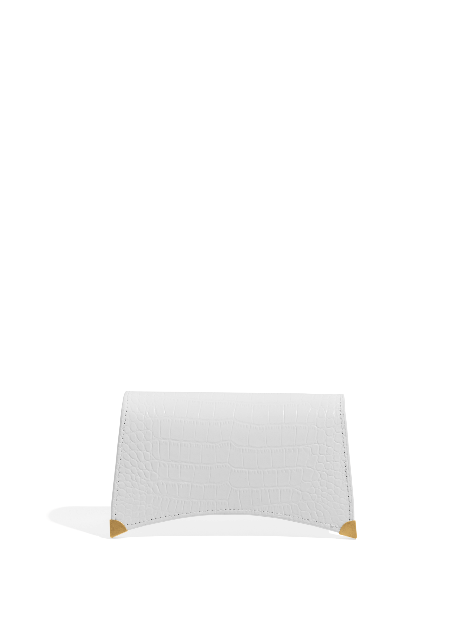 JEREMIE ST.CROIX White Leather Small Clutch - Image 2