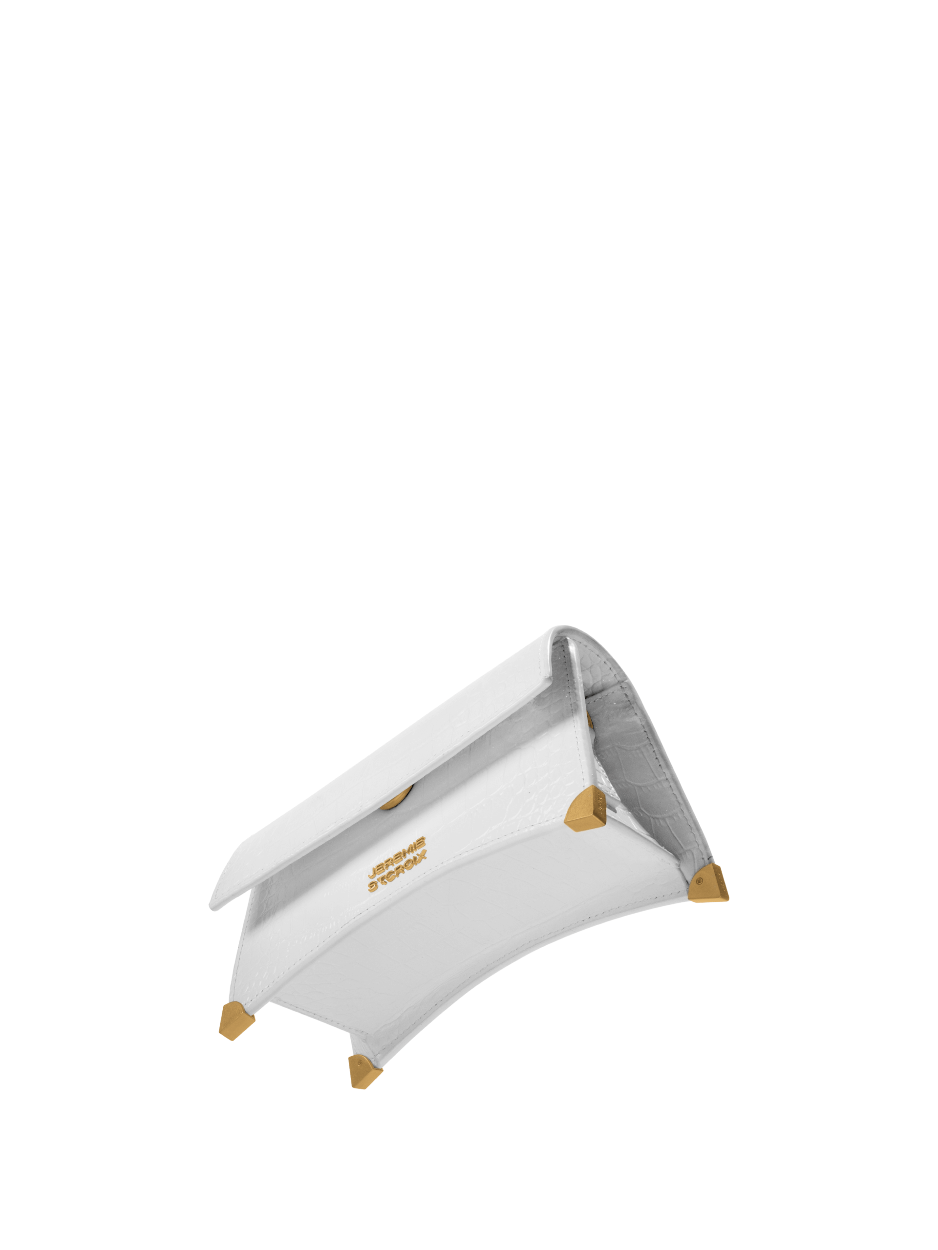 JEREMIE ST.CROIX White Leather Small Clutch - Image 3