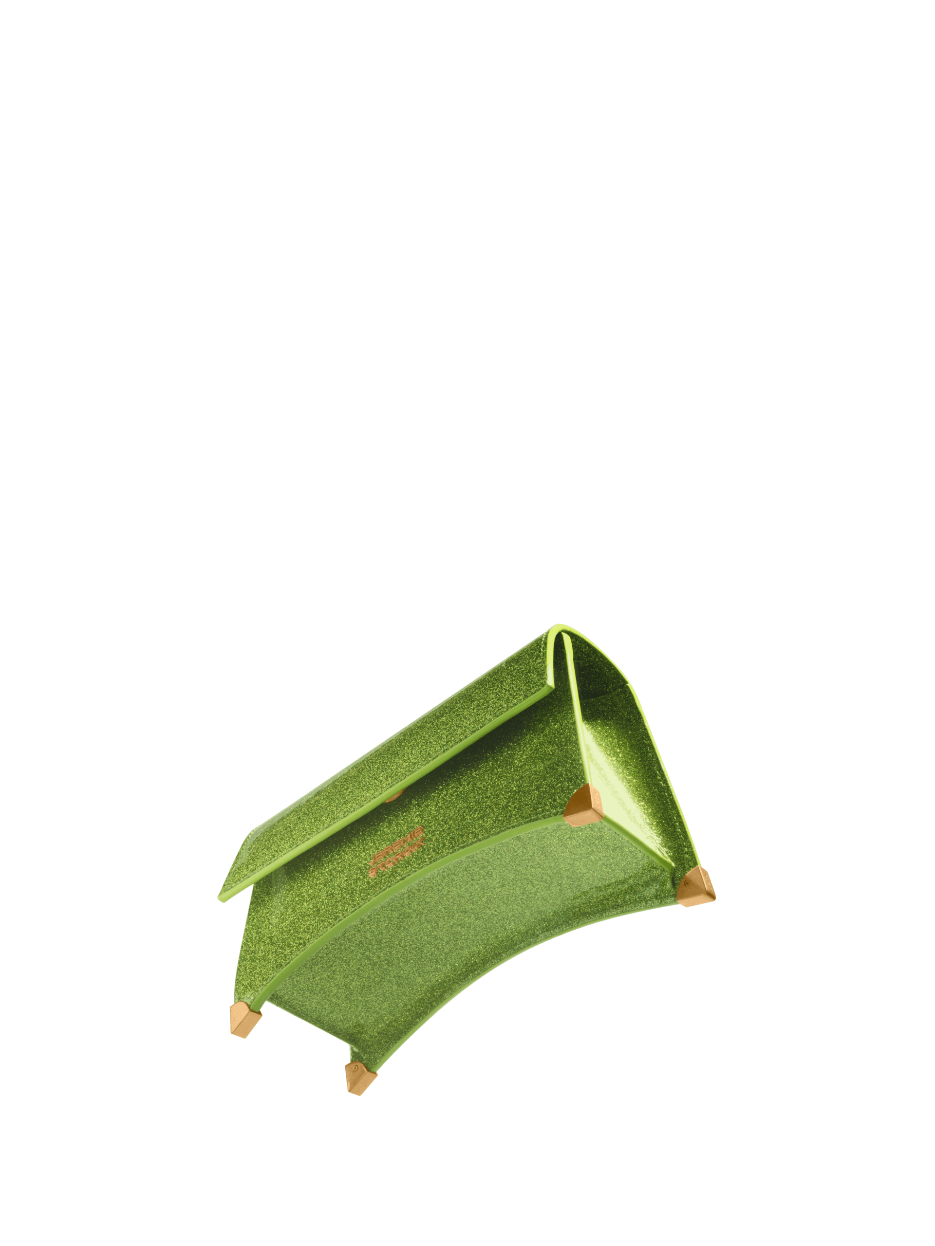 JEREMIE ST.CROIX Green Patent Leather Small Clutch - Image 3