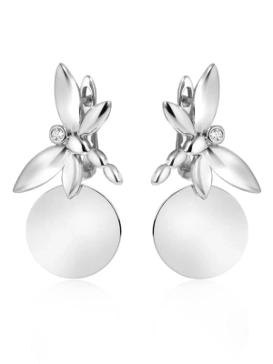 Jewellery Bar Silver Brass Earrings
