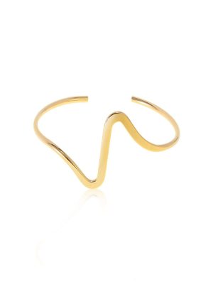 Jewellery Bar Zig Zag Open Bracelet