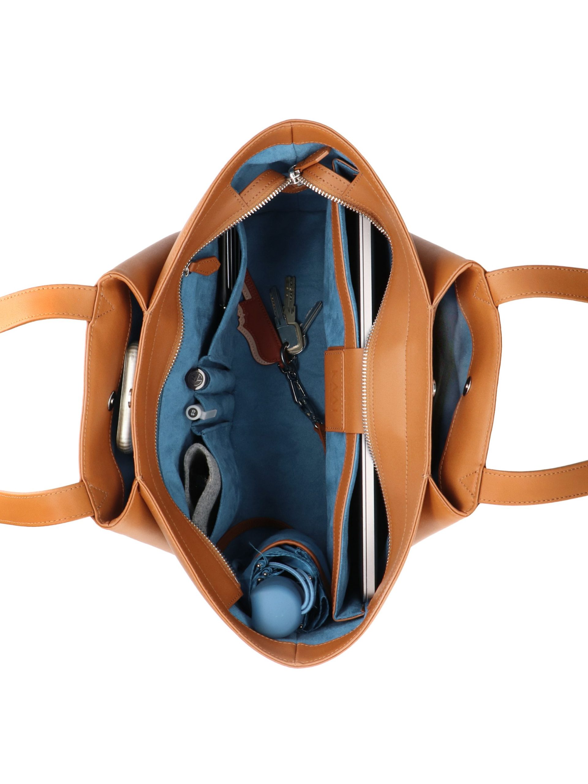 KAAI Bags Midi Pyramid Cognac - Image 2