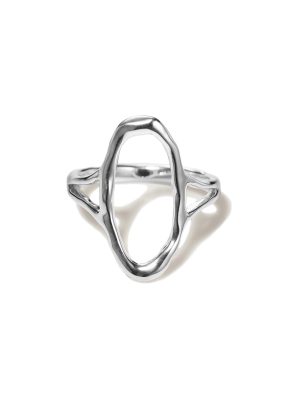 KAKERA Hoop Silver Ring