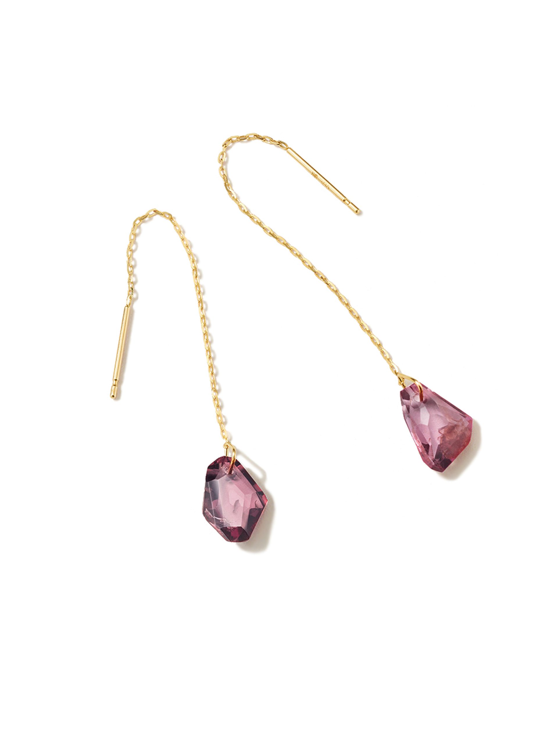 KAKERA Pink Tourmaline Earrings