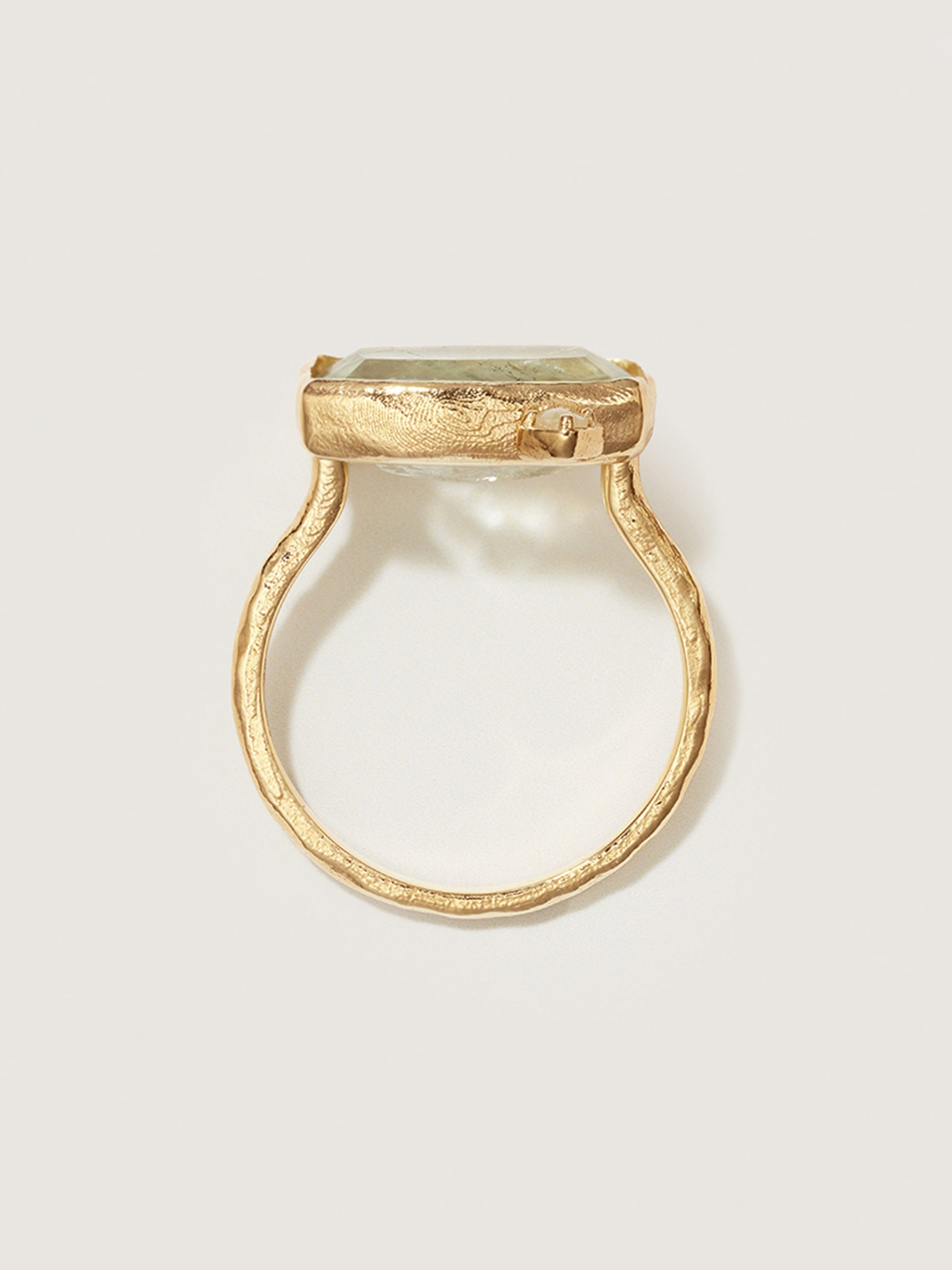 KAKERA Gold Aquamarine Ring - Image 2