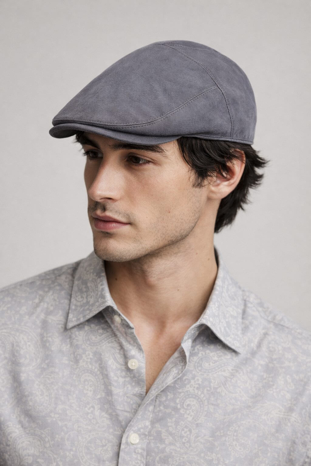 KOJI YAMANISHI Grey Fashion Hat - Image 7