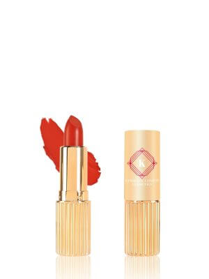 Kimberly London Cosmetics Orange 40 Lipstick Long-Wearing Full Matte Combination Stick Lip Makeup