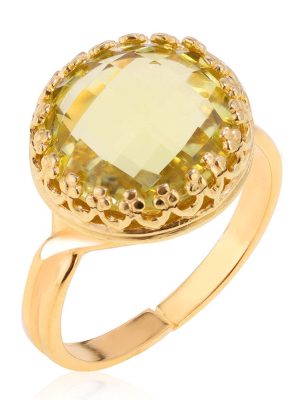 LNB Jewellery Yellow Citrine Ring