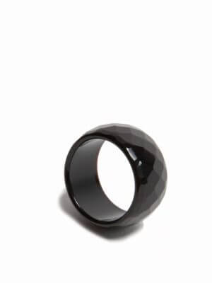 LNB Jewellry Black Plastic Ring