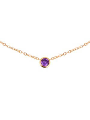 LNB JEWELLERY Violet Charm Necklace