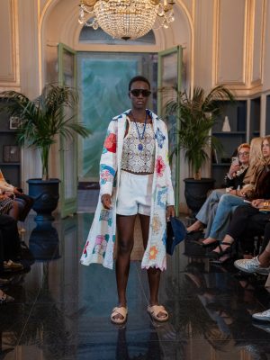 Little Bit Different Multi-Color Trench Coat Coat/Outerwear - Image 5