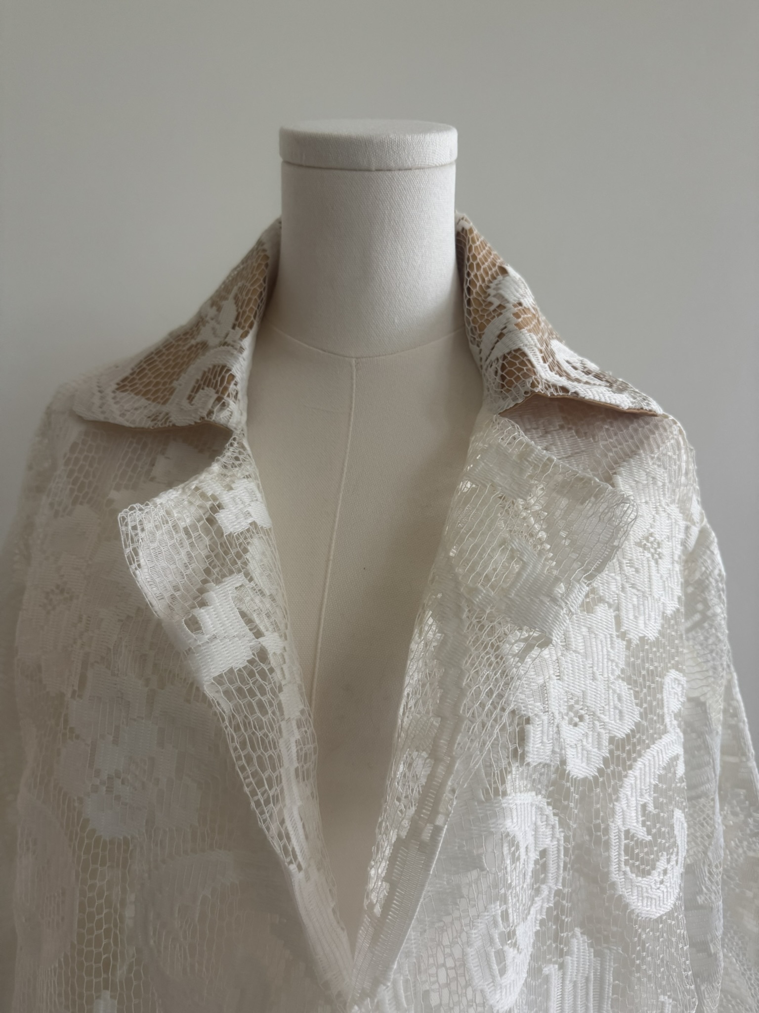 Little Bit Different Lace Trench Coat - Image 5