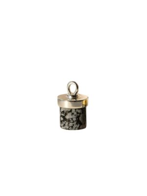 LONA STUDIOS Black Crystal Charm