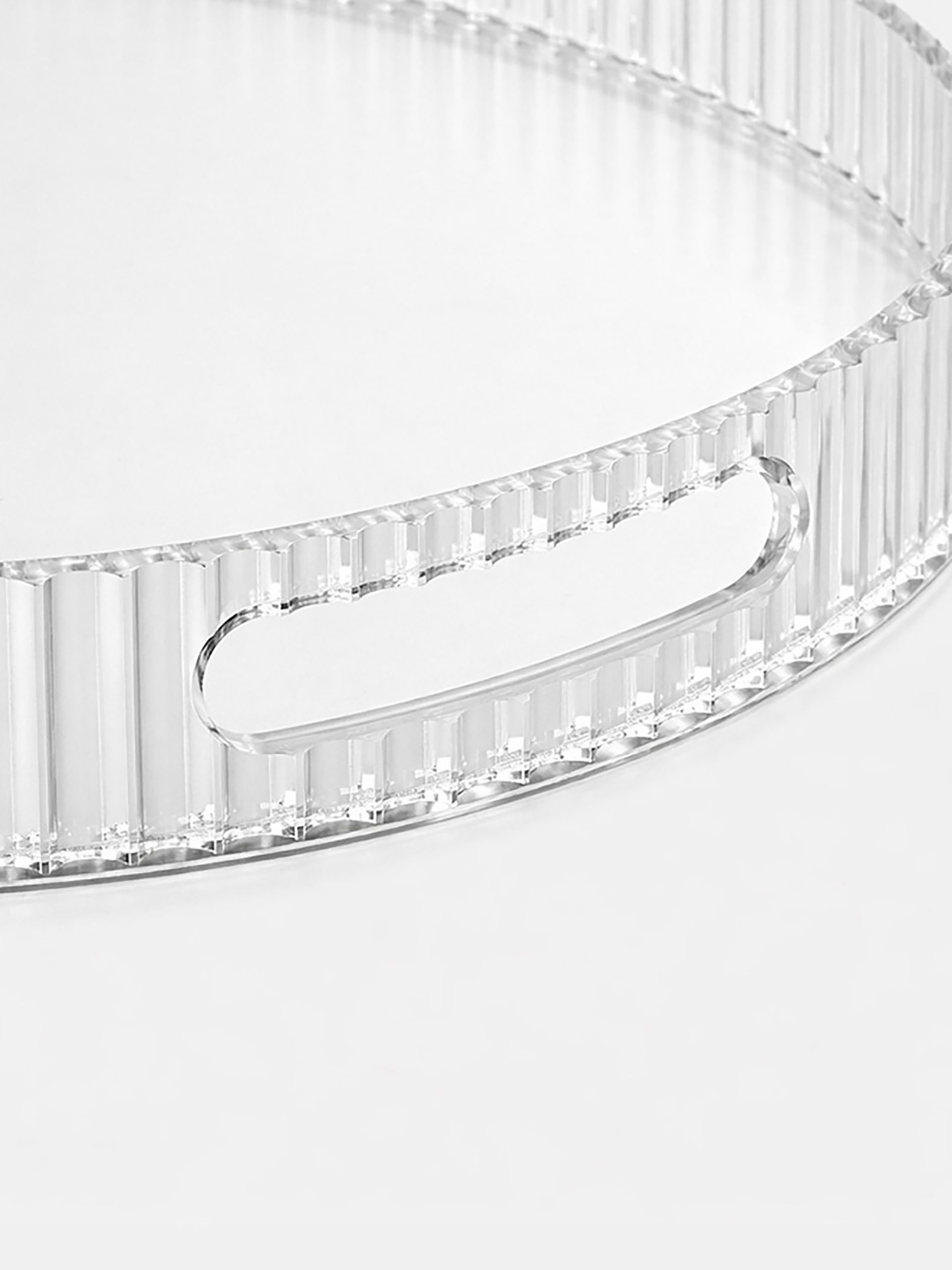 Luho Design House Fiona Round Tray Decorative Accent - Image 2