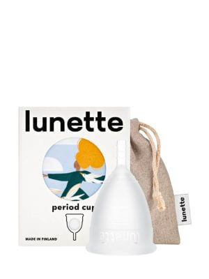 Lunette Period Cup Clear Size 2, Reuse For 10 Years