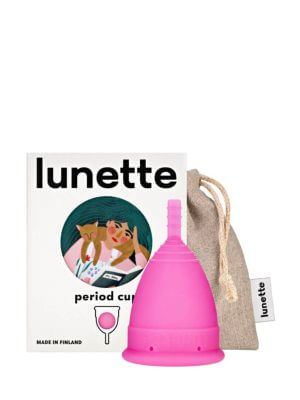 Lunette Period Cup Pink Size 2, Reuse For 10 Years