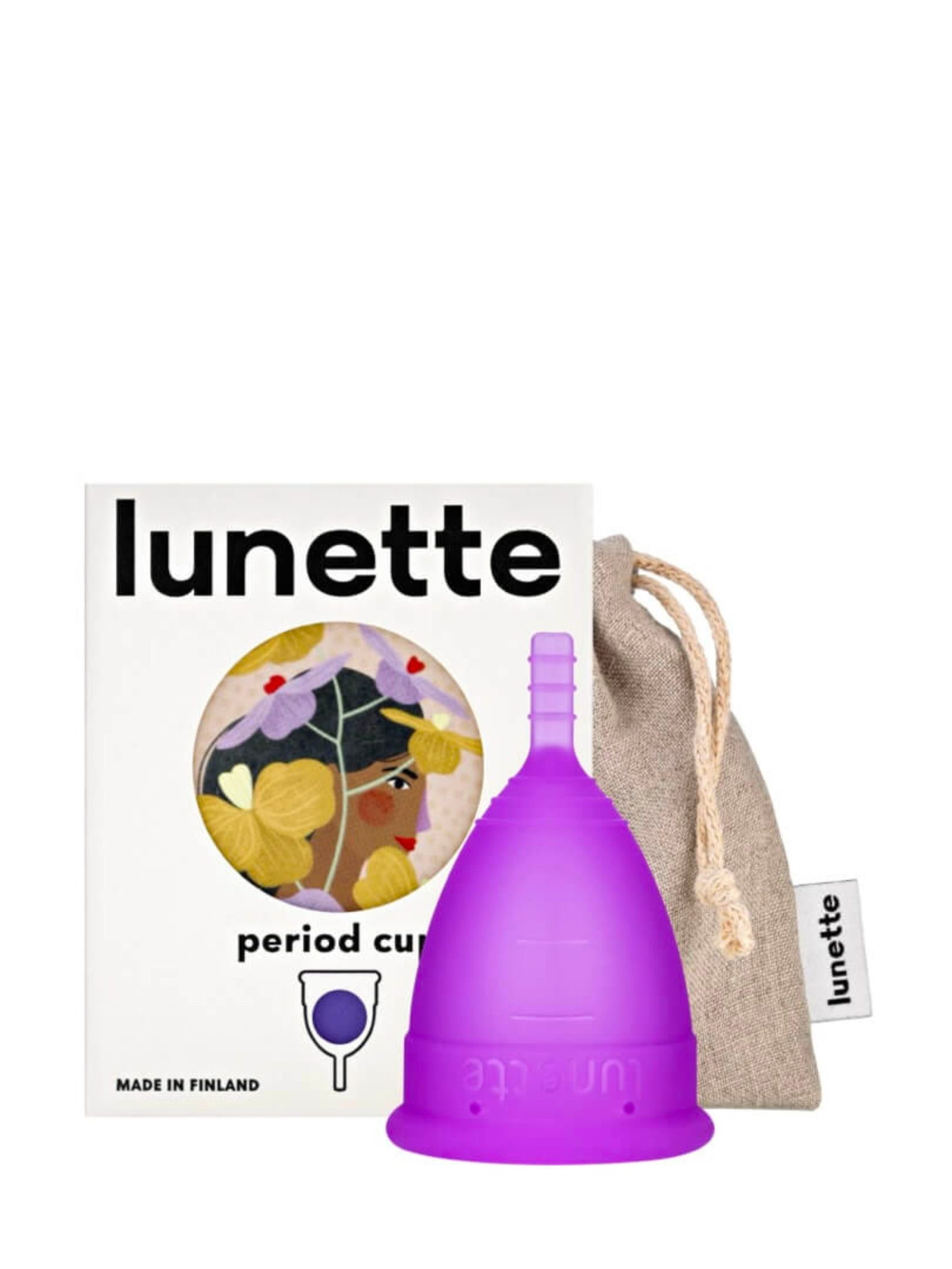 Lunette Period Cup Violet Size 2, Reuse For 10 Years