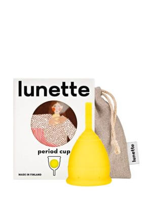 Lunette Period Cup Yellow Size 1, Reuse For 10 Years