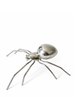MHOTIF Silver Handcrafted Nickel Spider Object