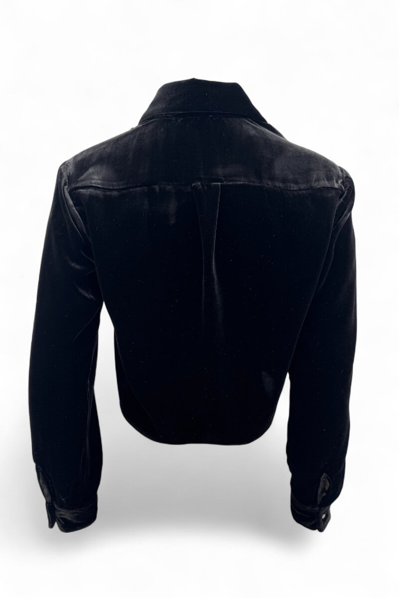 MONZLAPUR Black Button Up Top - Image 3