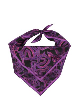 MONZLAPUR Animal Print Silk Scarf