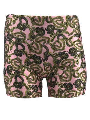 MONZLAPUR SS23 - Snake Biker Shorts - Pink