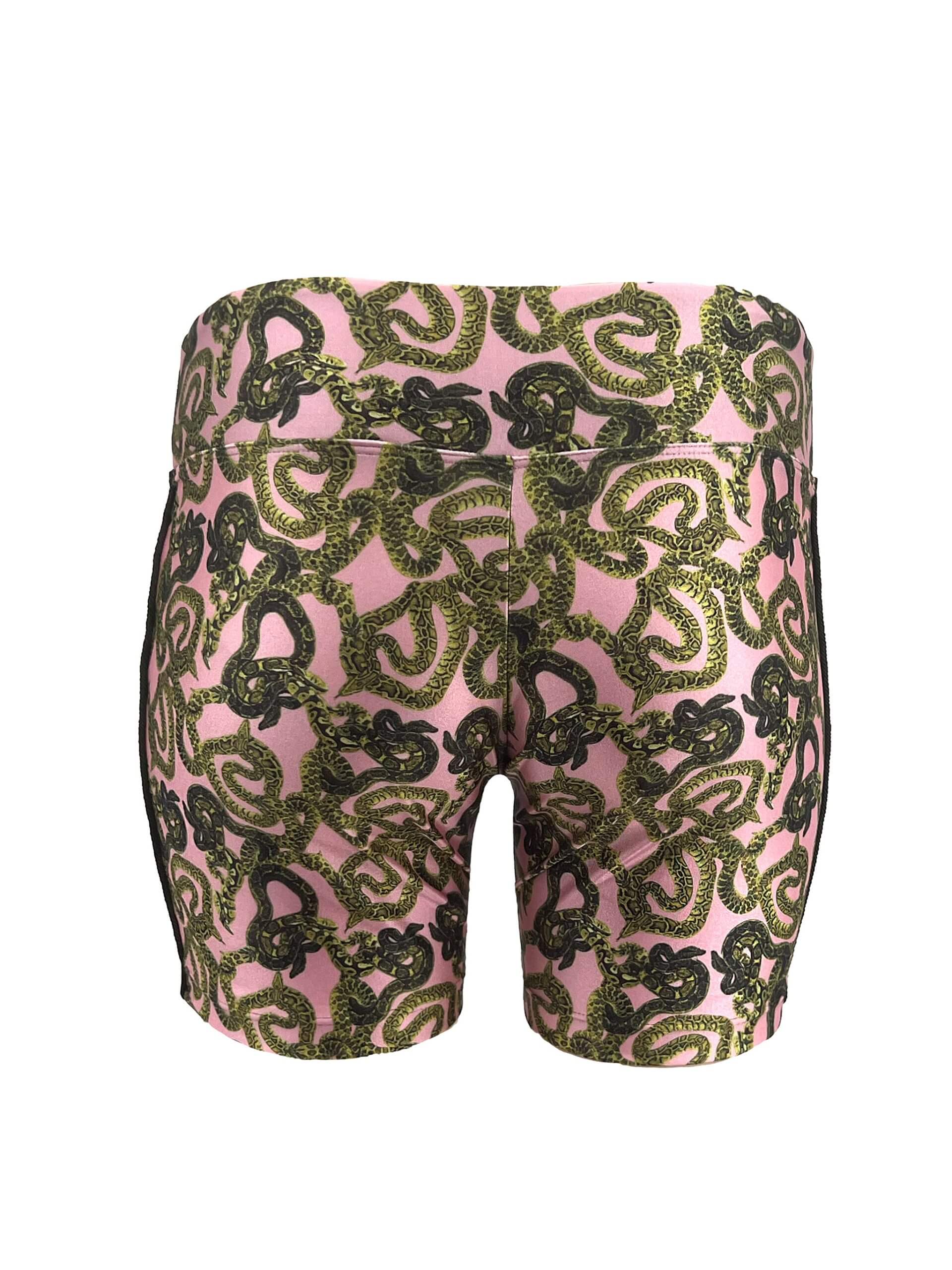 MONZLAPUR SS23 - Snake Biker Shorts - Pink - Image 4