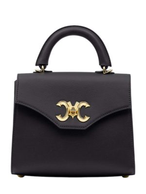 Mariana Malni Black Calf Leather Evening