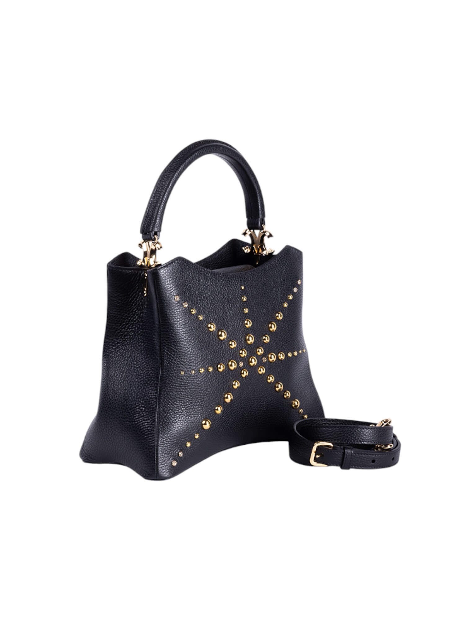Mariana Malni Black Calf Leather Medium Handle - Image 2