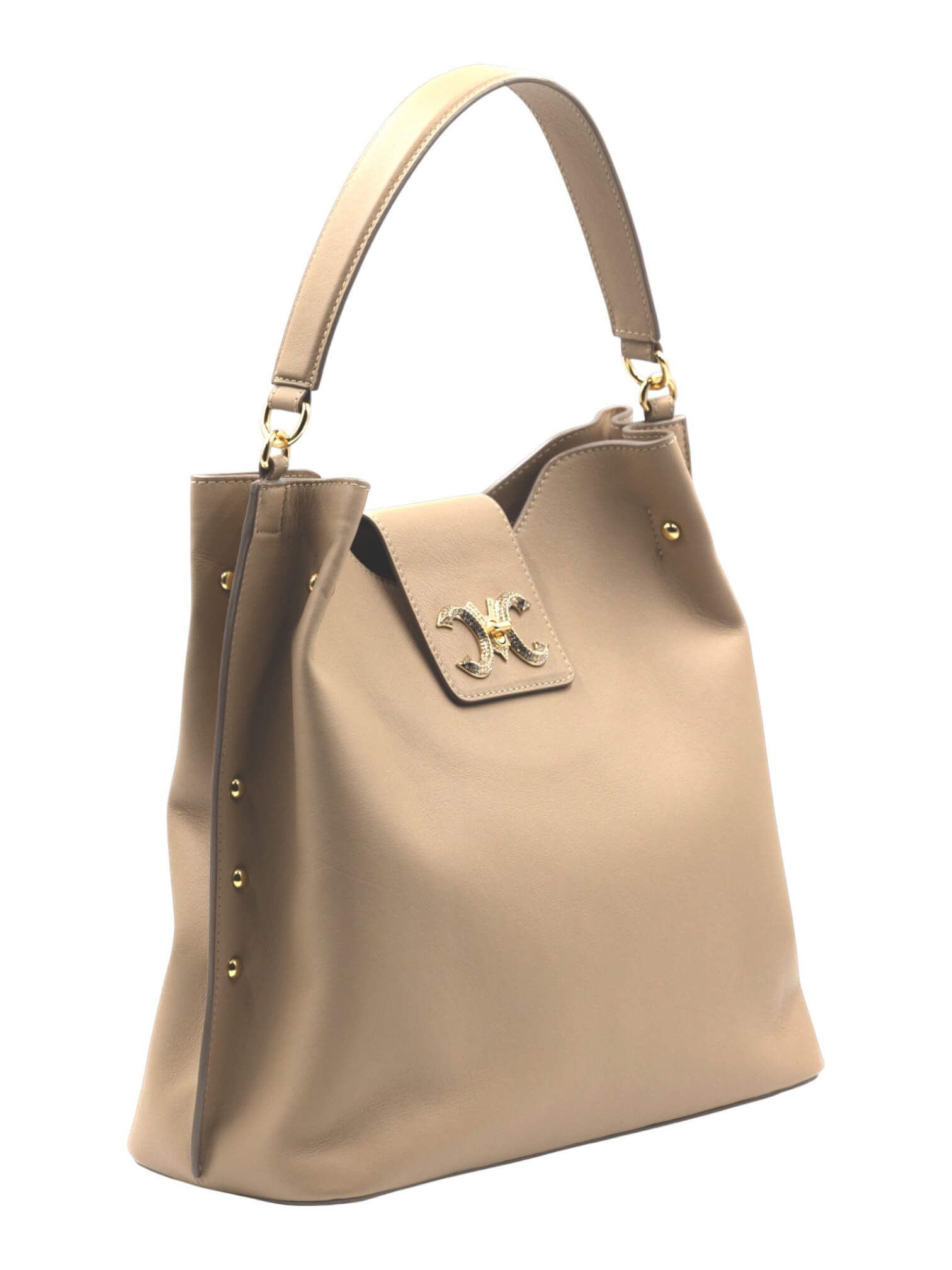 Mariana Malni Tan/Beige Calf Leather Medium Hobo - Image 2