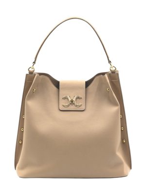Mariana Malni Tan/Beige Calf Leather Medium Hobo