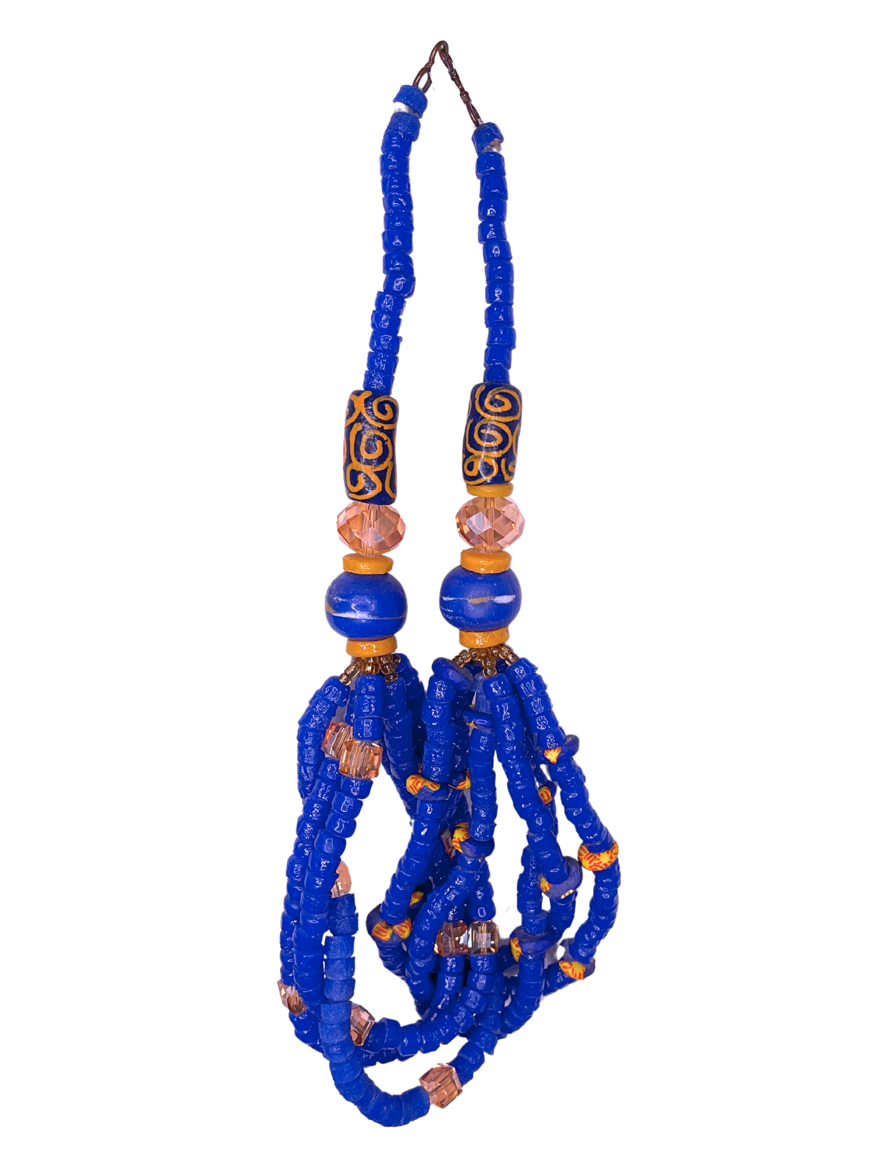 Modern Natured Store Blue Beaded Necklace