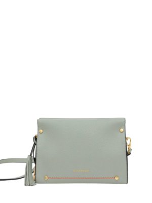 MONTEMARÉ Blue Faux Leather Crossbody