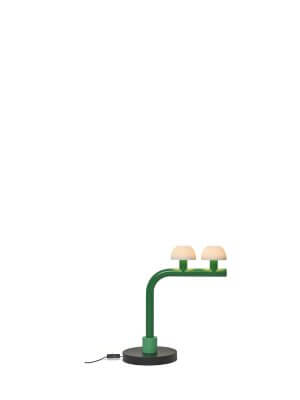 Mr. Johns Goods Woaw Double Green Table Lamp