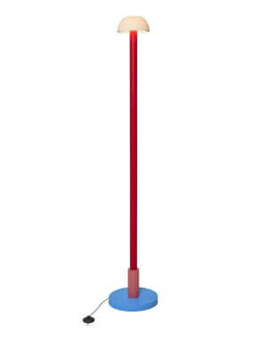Mr. Johns Goods Woaw Single Red Floor Lamp