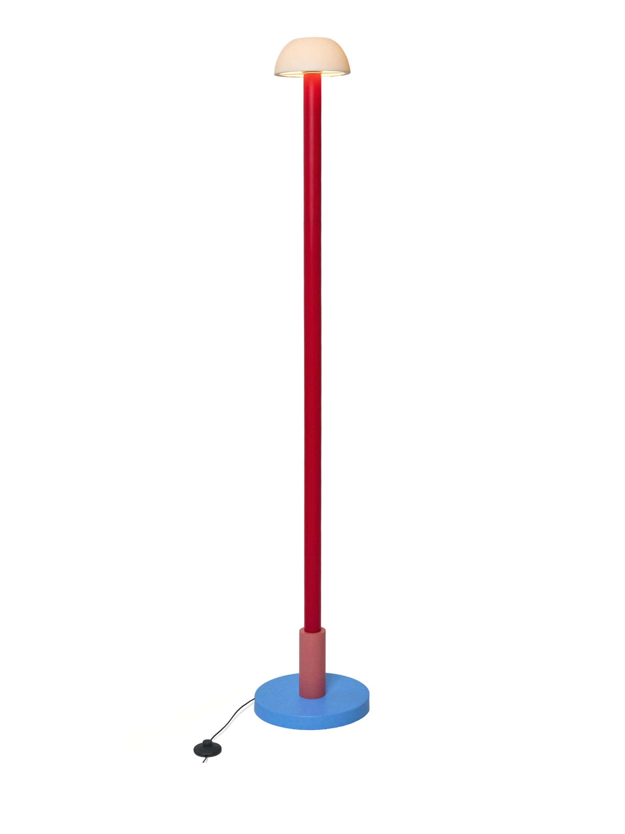 Mr. Johns Goods Woaw Single Red Floor Lamp