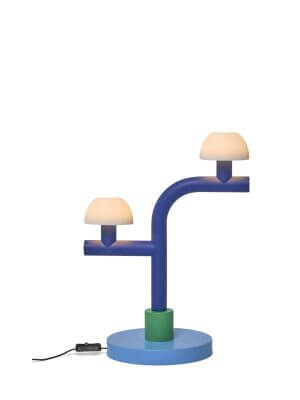 Mr. Johns Goods Woaw Single Single Blue Table Lamp