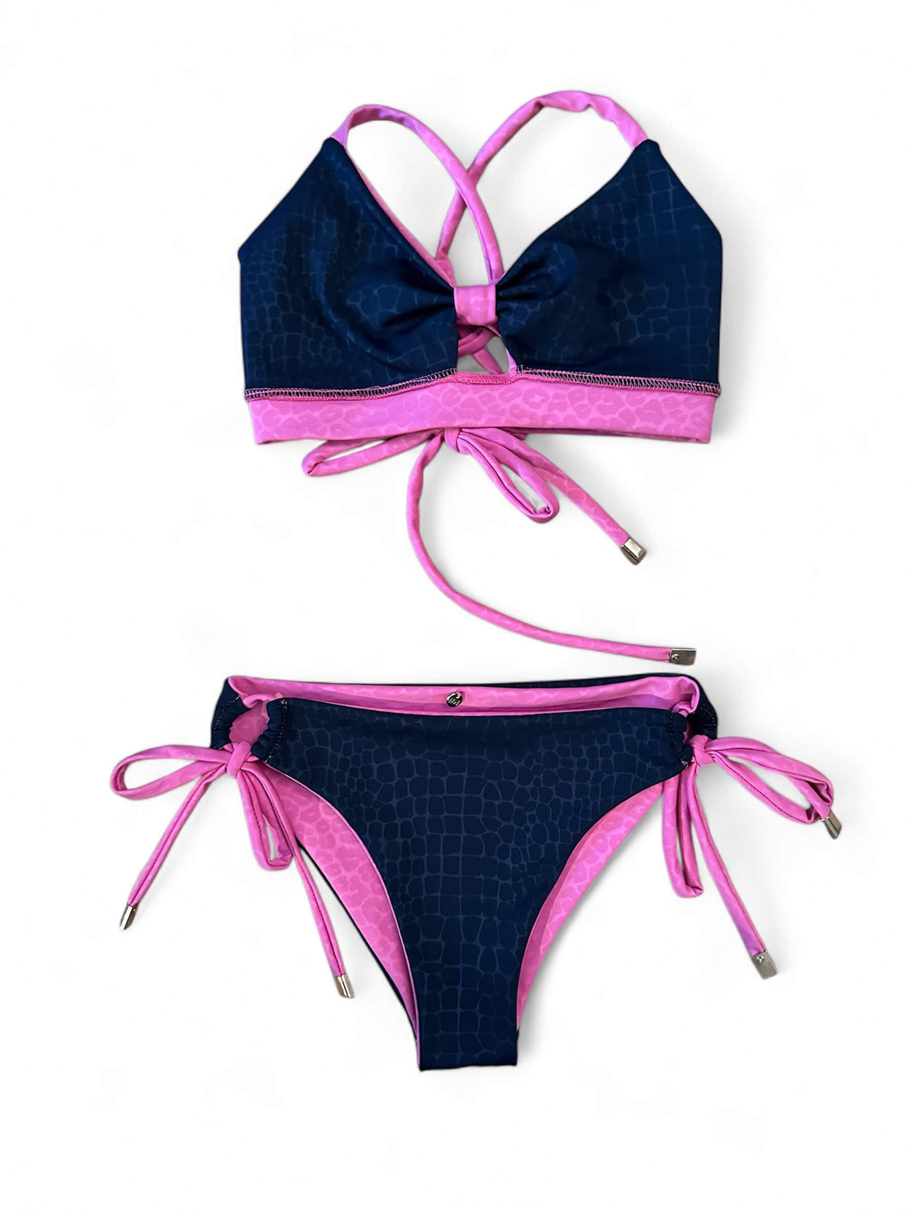 Mundoeye pink reversible bikini